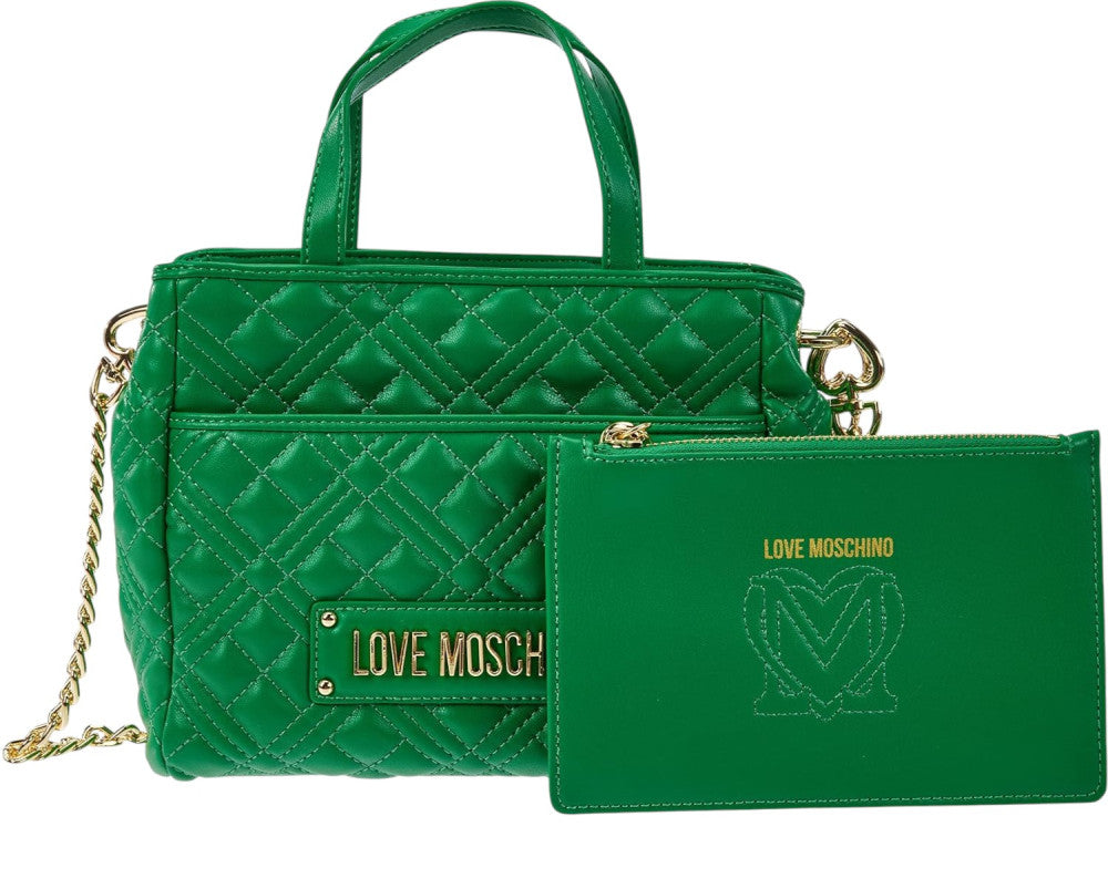 Green Logo Mini Satchel 2