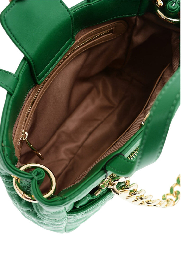 Green Logo Mini Satchel 4