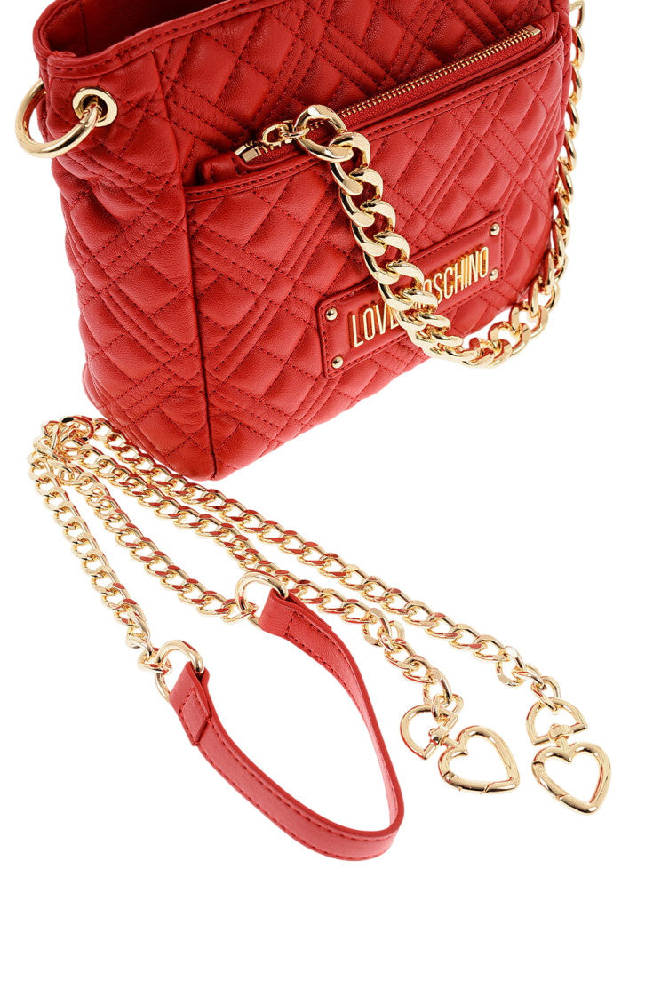 Red Logo Mini Satchel 4