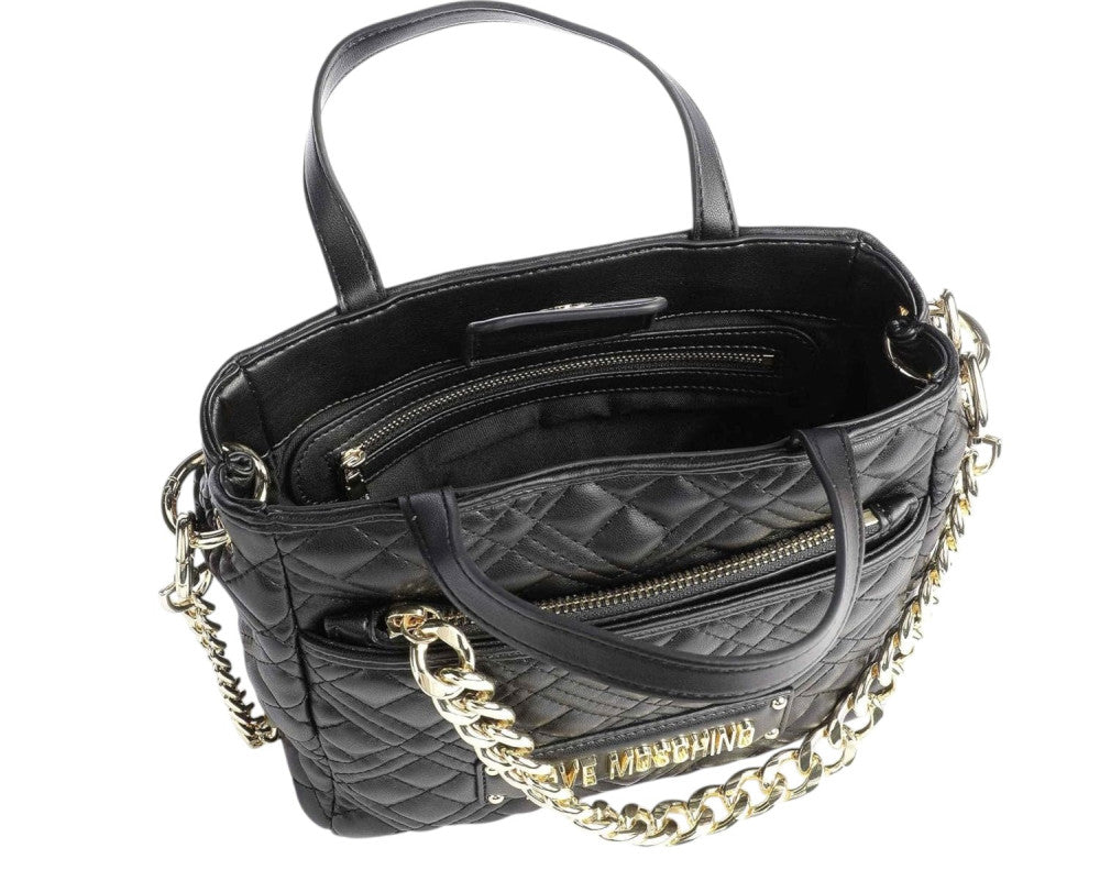 Black Logo Mini Satchel 4
