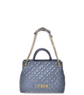 Blue Logo Medium Satchel 1