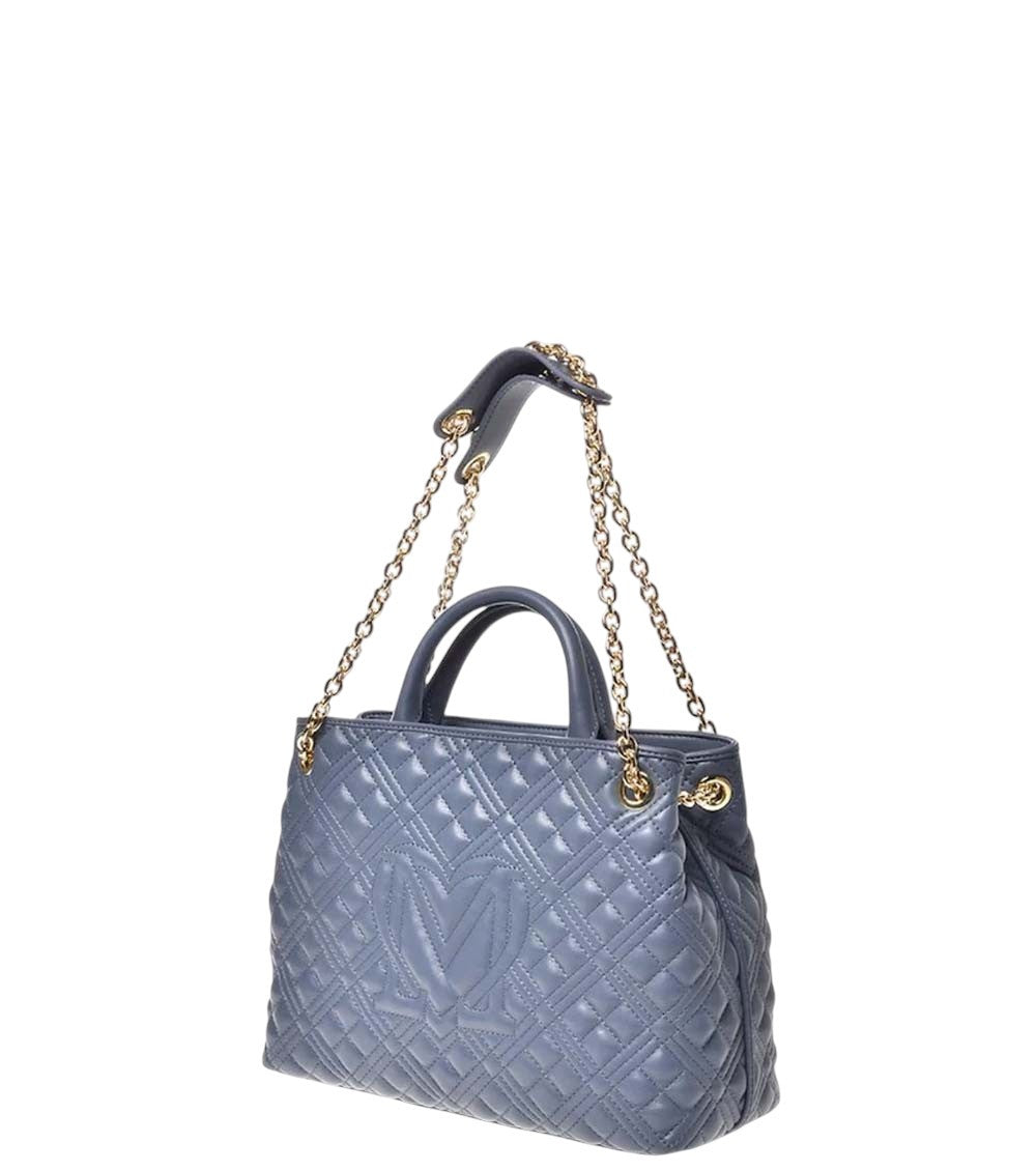 Blue Logo Medium Satchel 2