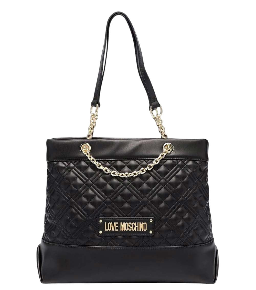 Black Logo Large Tote 1