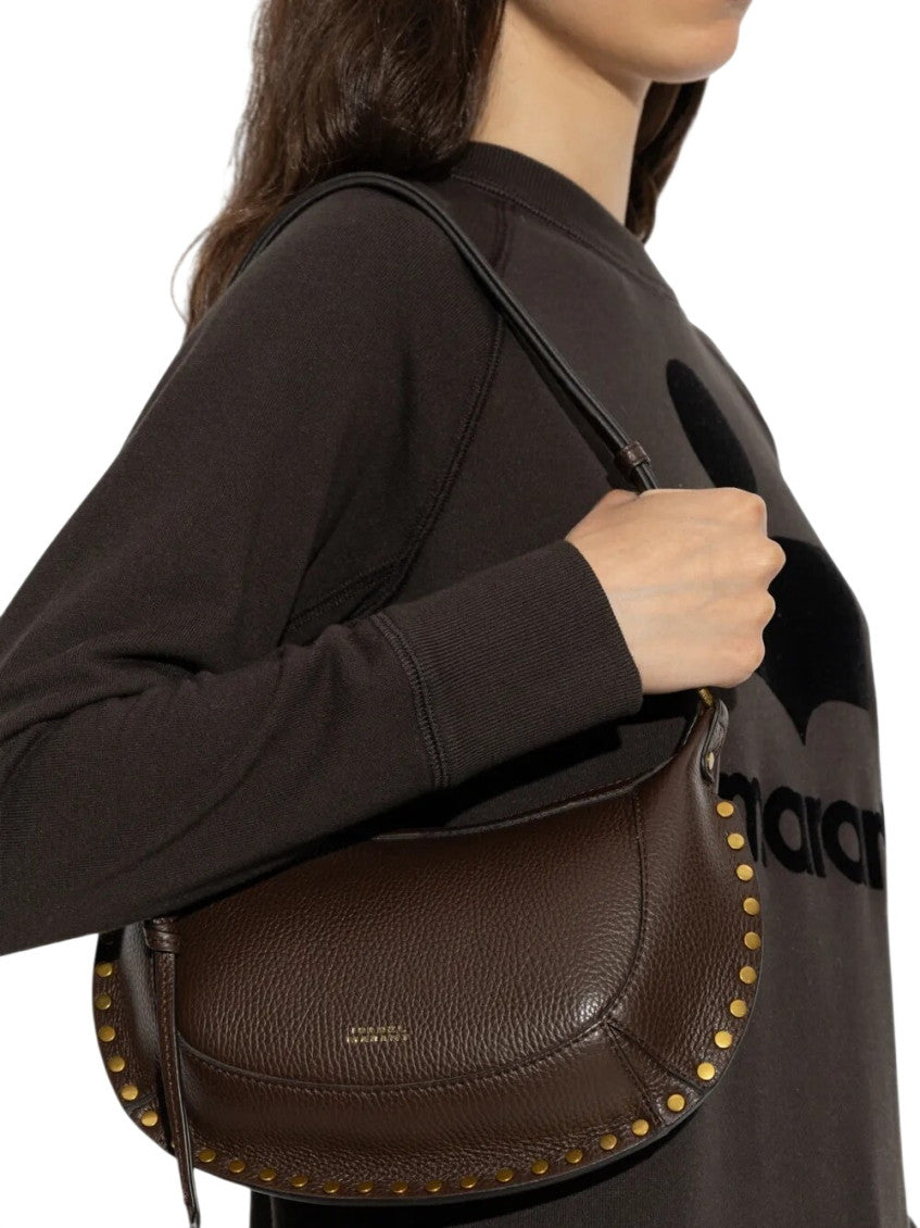 Brown Oskan Moon Medium Crossbody Bag 4
