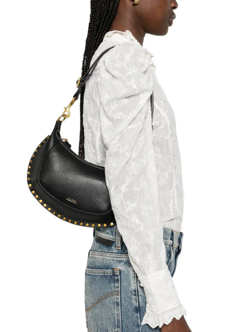 Black Oskan Moon Medium Shoulder Bag 5