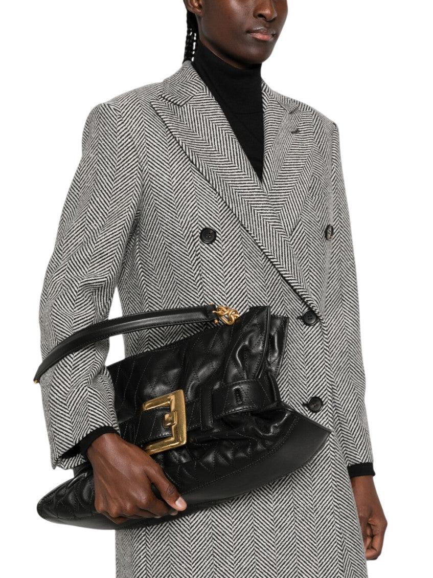 Black Anthem Large Shoulder Bag 5