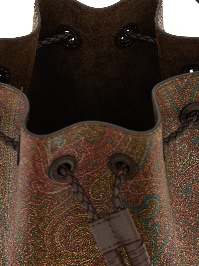 Brown Arnica Mini Bucket Bag 3