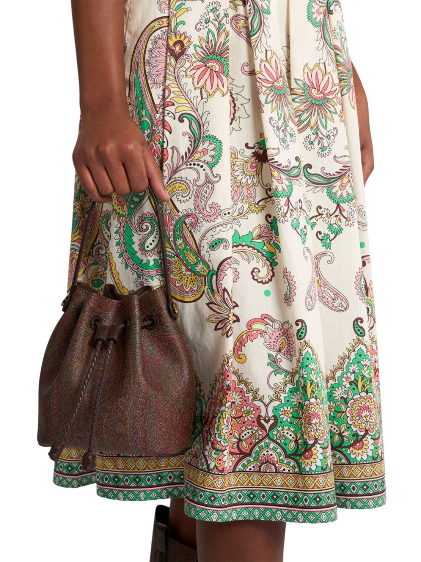 Brown Arnica Mini Bucket Bag 4