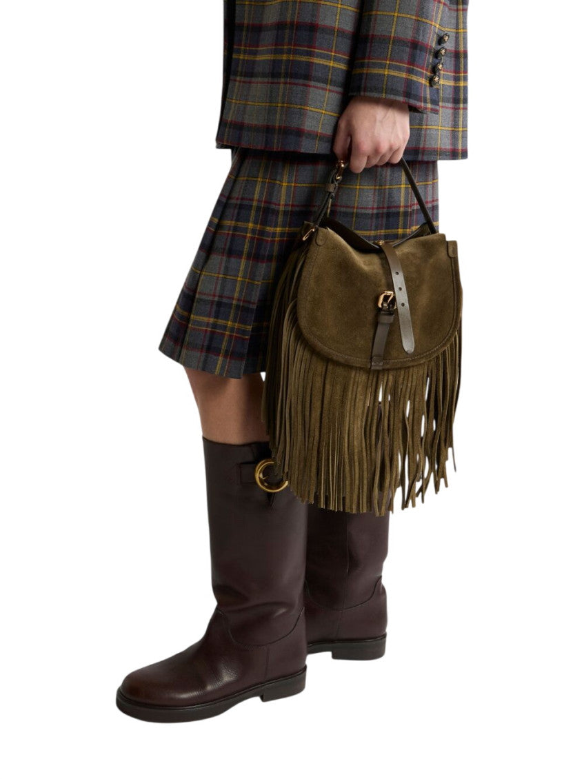 Brown Pony Small Shoulder Bag 4