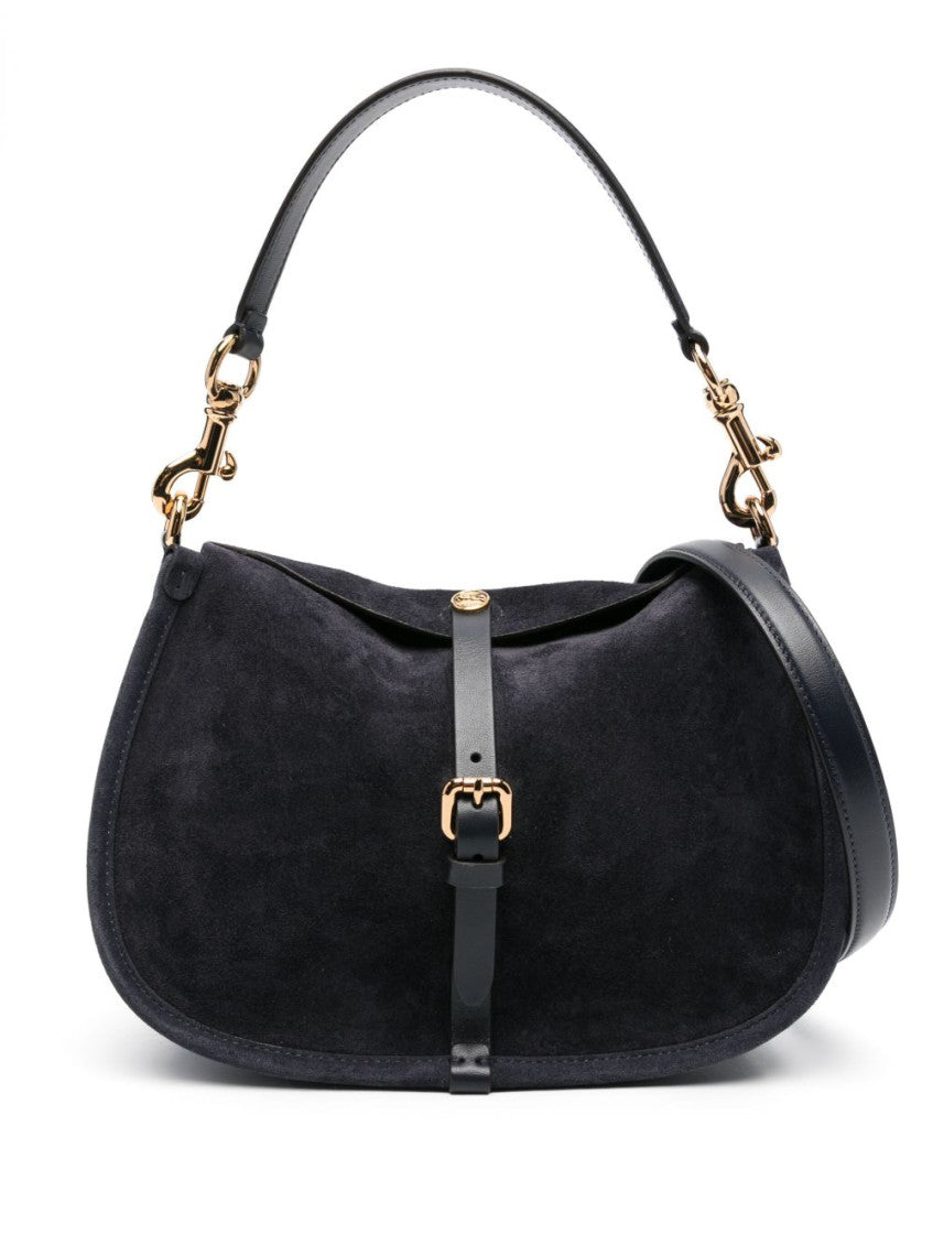 Black Pony Medium Shoulder Bag 1