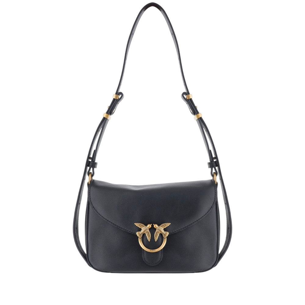 Black Love Birds Small Shoulder Bag 1