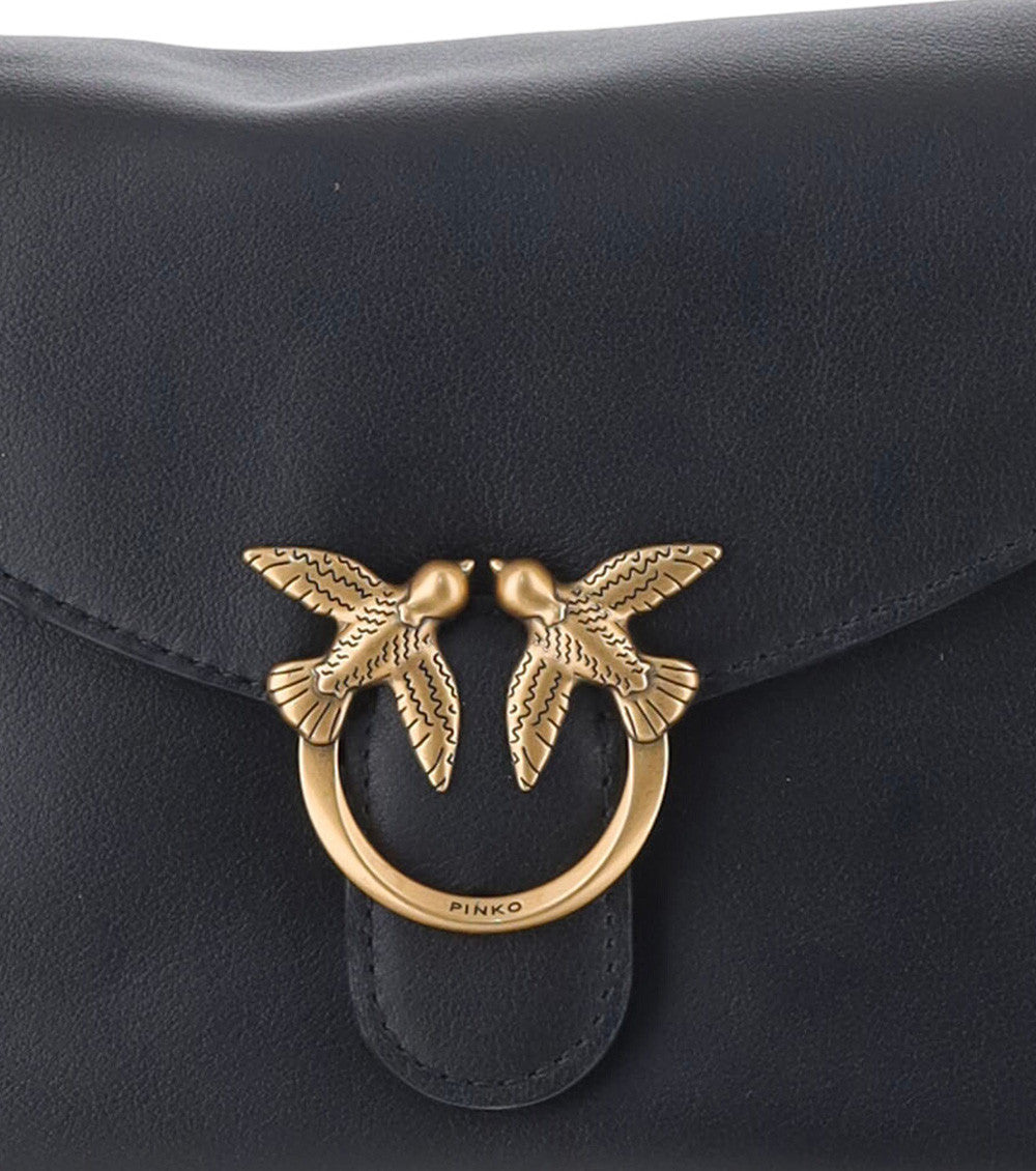 Black Love Birds Small Shoulder Bag 4
