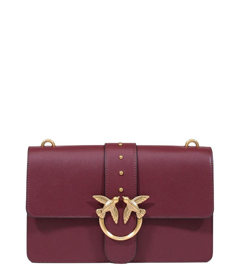 Maroon Love One Medium Crossbody Bag 1