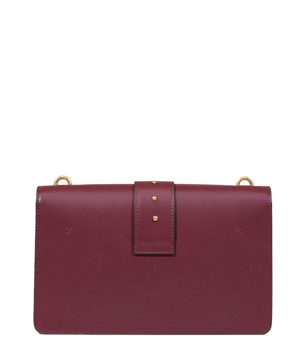 Maroon Love One Medium Crossbody Bag 4