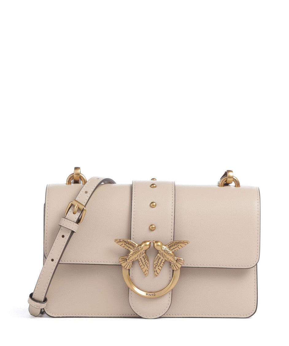 Beige Love One Small Crossbody Bag 1