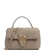 Beige Lady Love Puff Medium Satchel 1