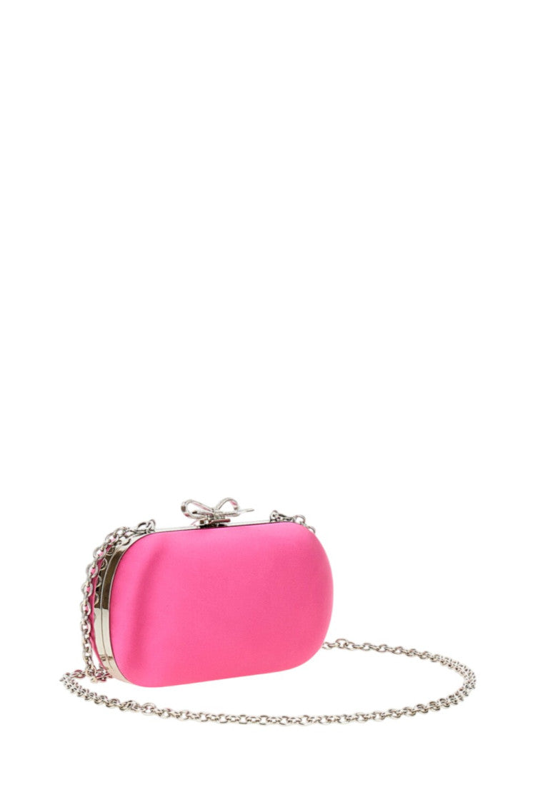 Pink Bow Embellished Mini Clutch 2