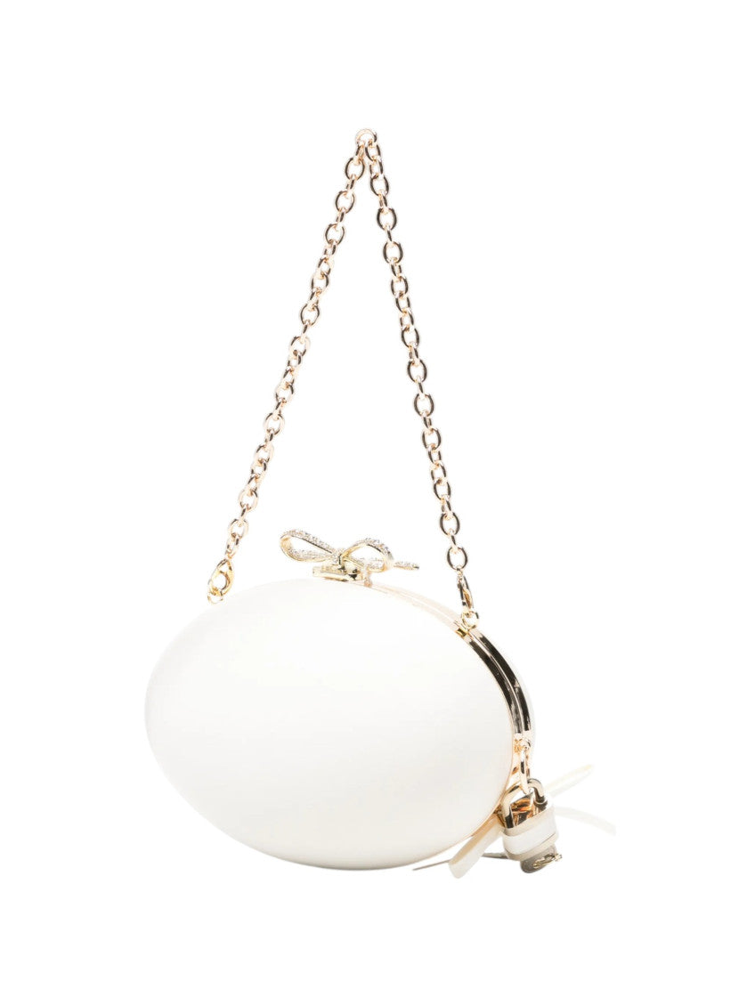Off White Bow Clutch 2