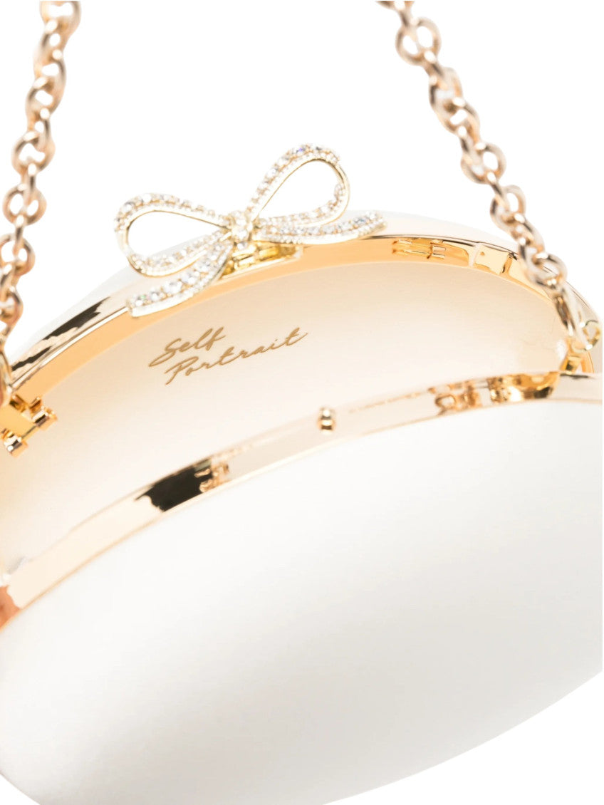 Off White Bow Clutch 3