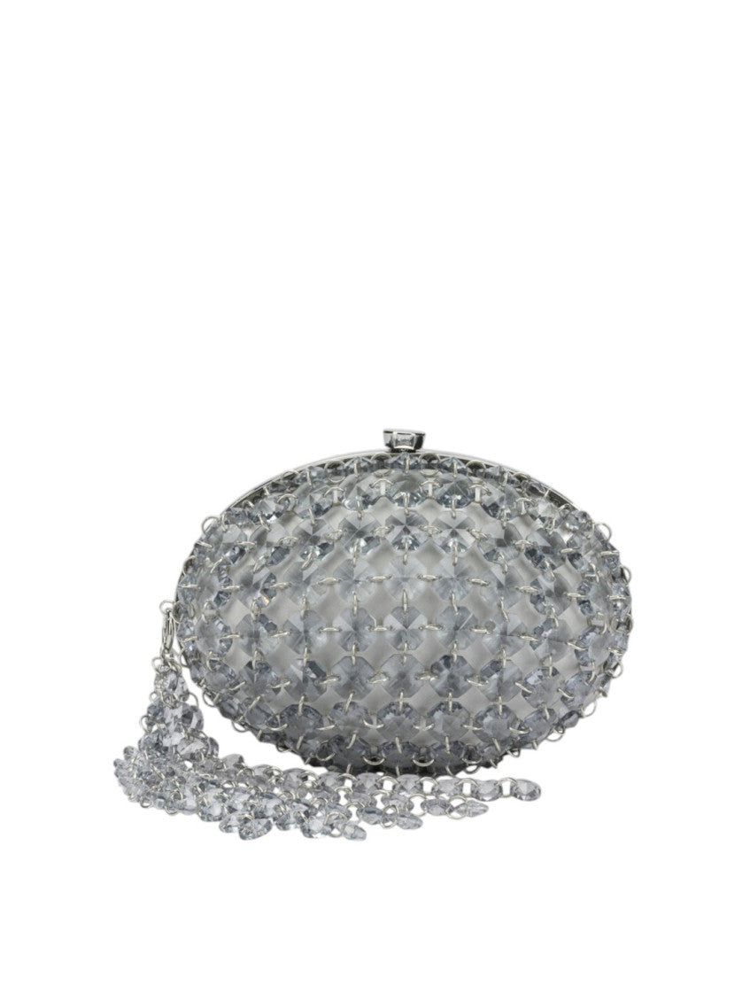 Grey Crystal Clutch 1