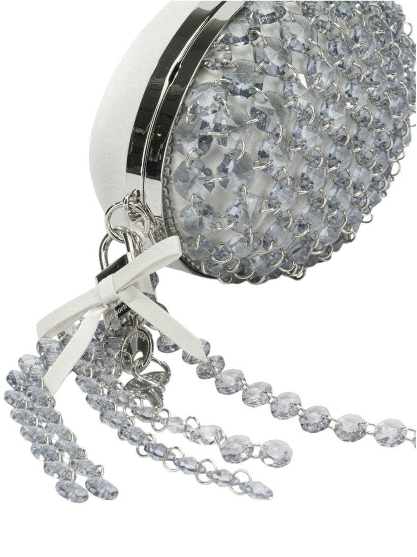 Grey Crystal Clutch 5