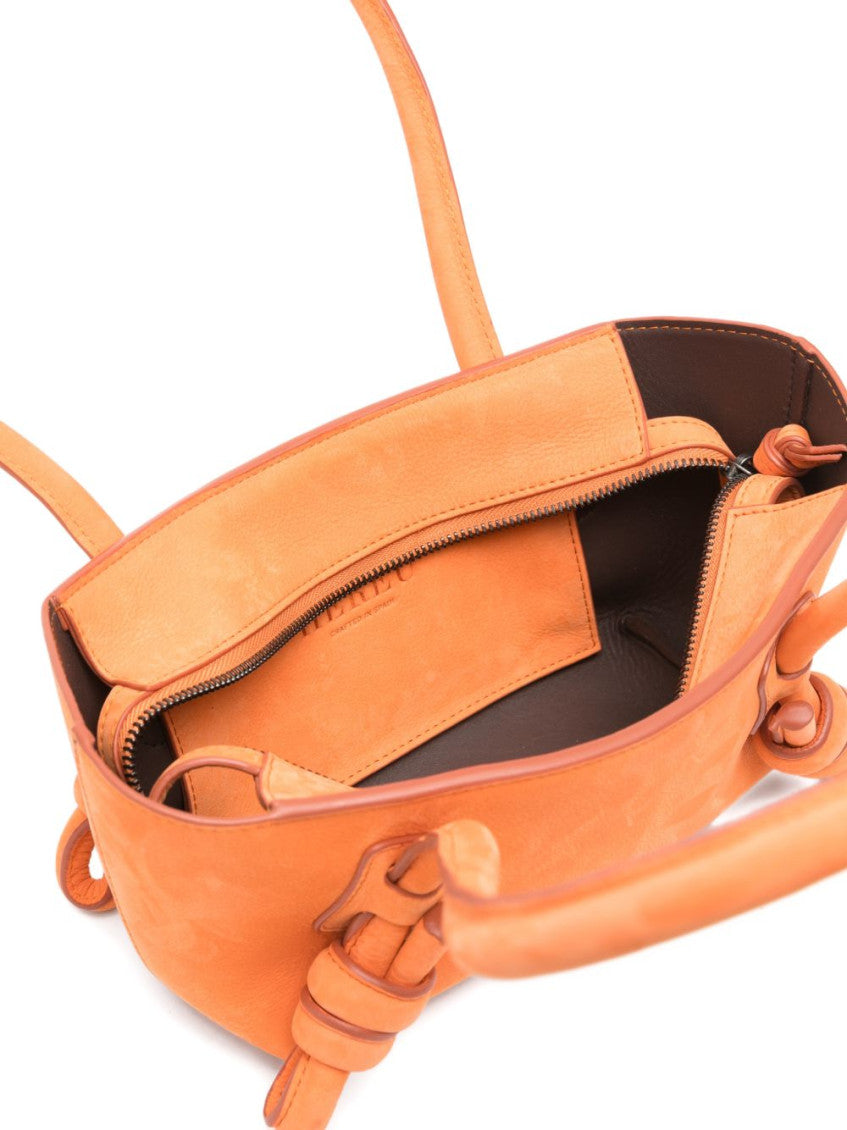 Orange Fleca Medium Shoulder Bag 3