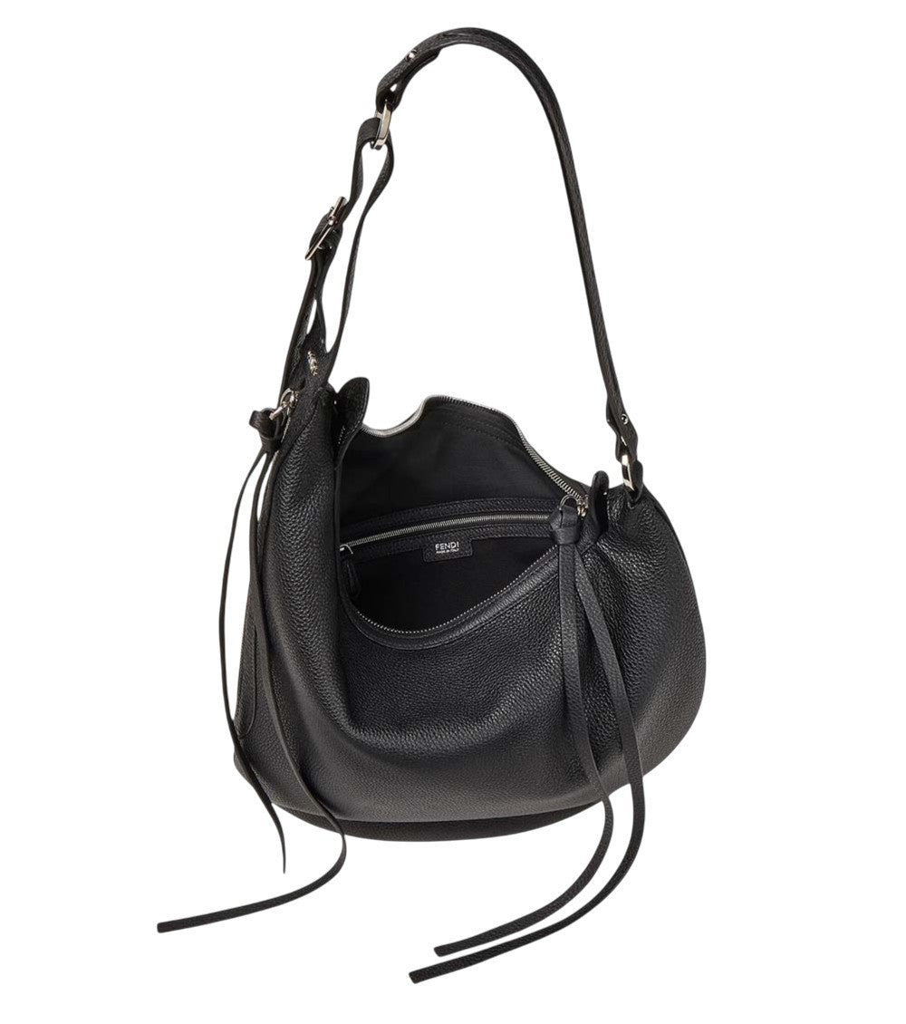 Black Oyster Large Crossbody Bag 4