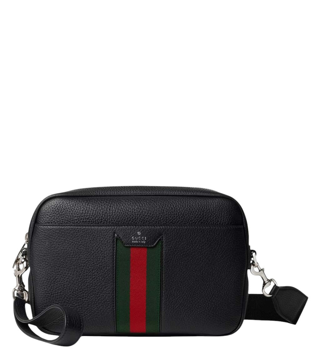 Black Web Trademark small crossbody bag 1