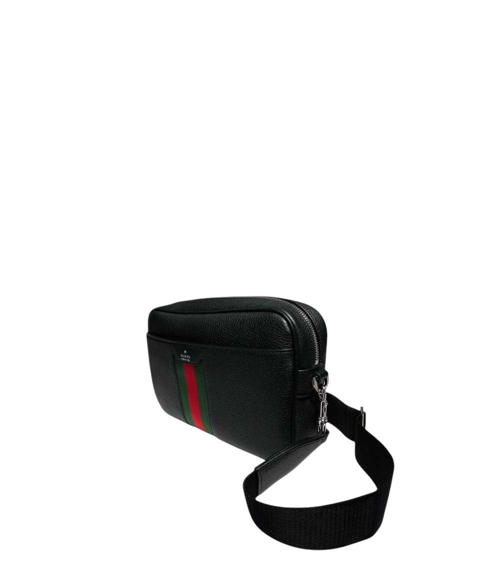 Black Web Trademark small crossbody bag 2