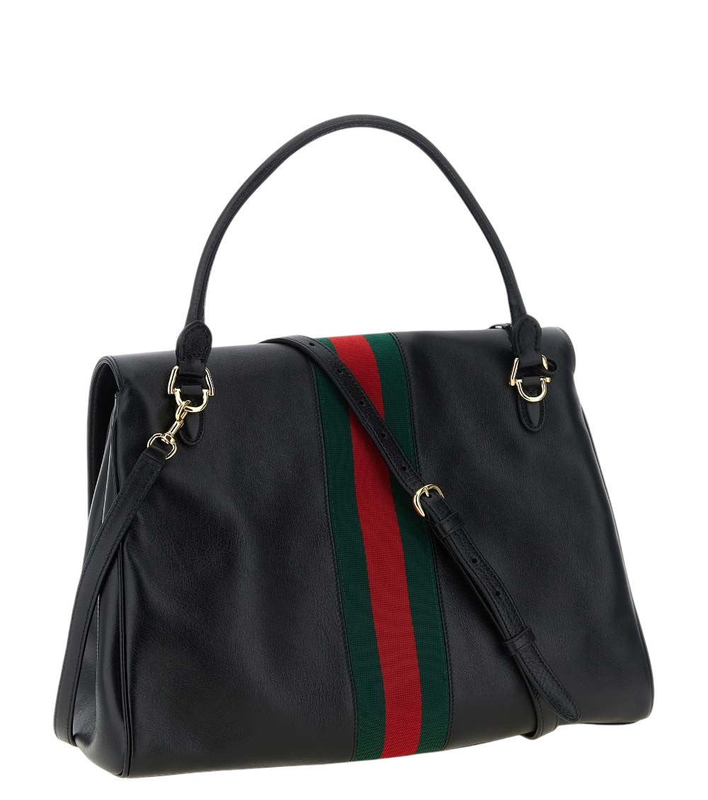 Black Paparazzo Large Shoulder Bag 2