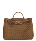 Dark Brown Andiamo Medium Satchel 1