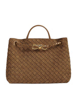 Dark Brown Andiamo Medium Satchel 1