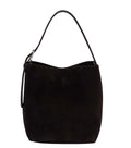 Dark Brown Belted Small Tote 1