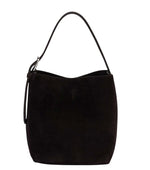 Dark Brown Belted Small Tote 1