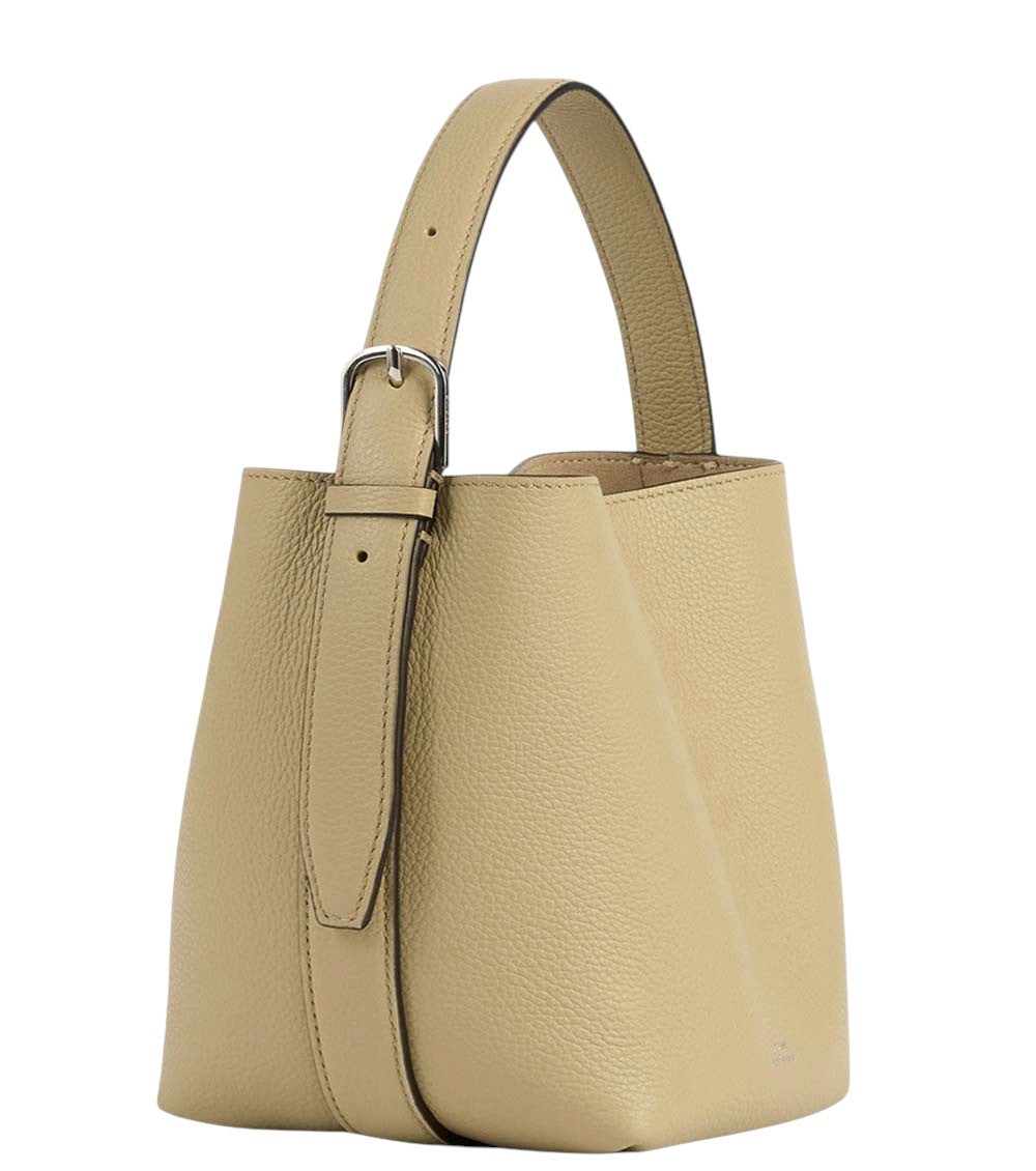 Beige Belted Small Tote 2