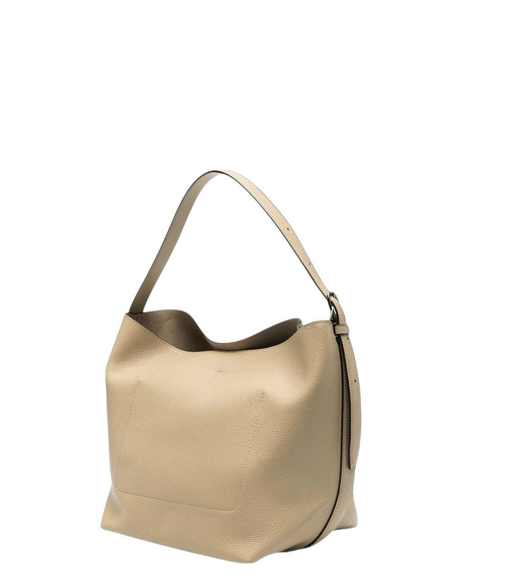 Beige Belted medium shoulder bag 3