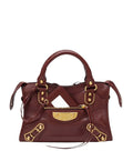 Maroon Le City Uptown Mini Satchel 1
