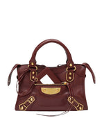 Maroon Le City Uptown Mini Satchel 1