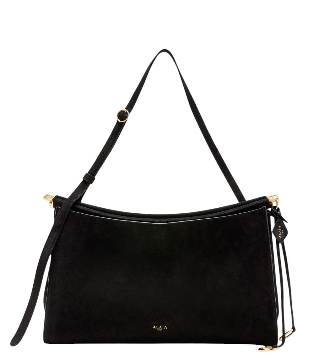 Black Le Click East West Large Shoulder Bag 1