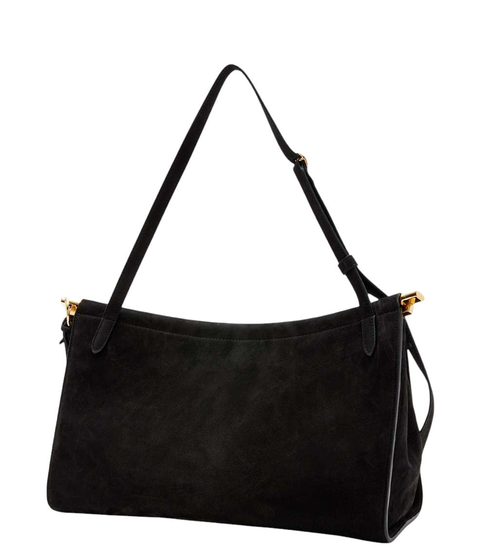 Black Le Click East West Large Shoulder Bag 2