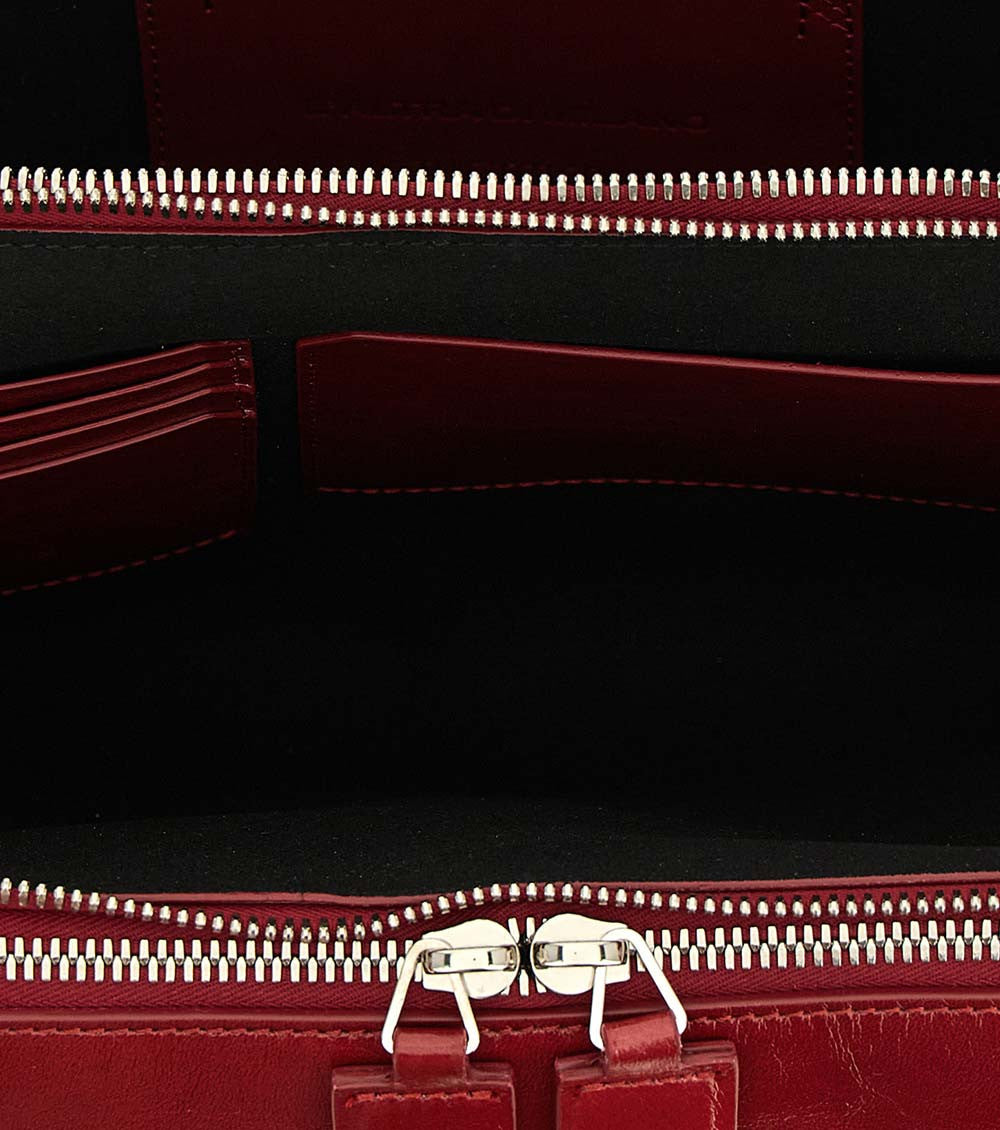 Red L’ Altra di Milano Large shoulder bag 3