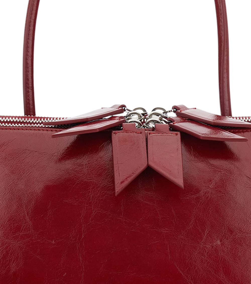 Red L’ Altra di Milano Large shoulder bag 4