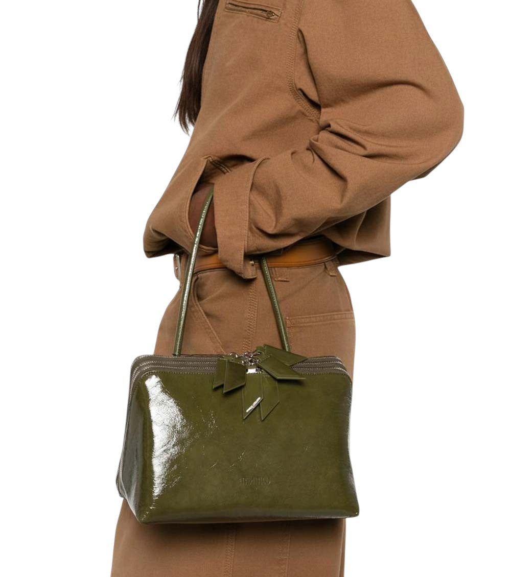 Green L'altra di Milano Large Shoulder Bag 5