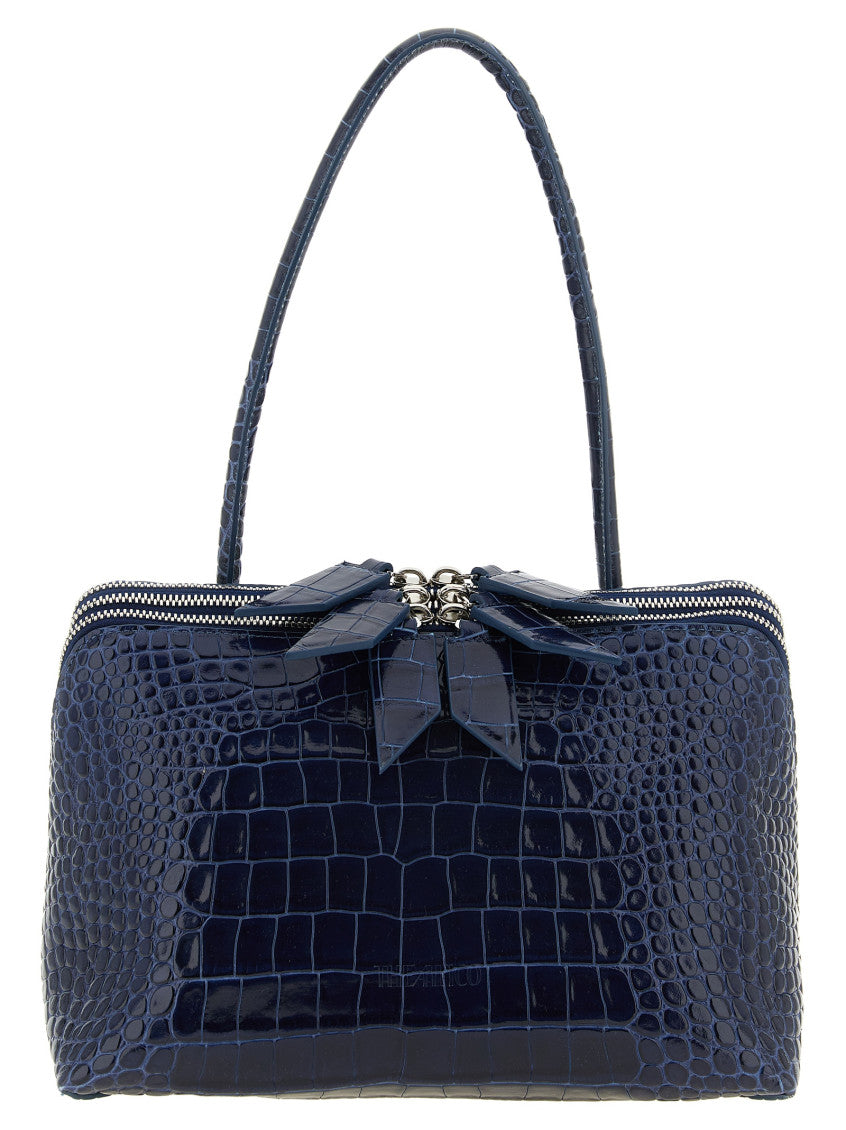 Blue L'altra Di Milano Large Shoulder Bag 1
