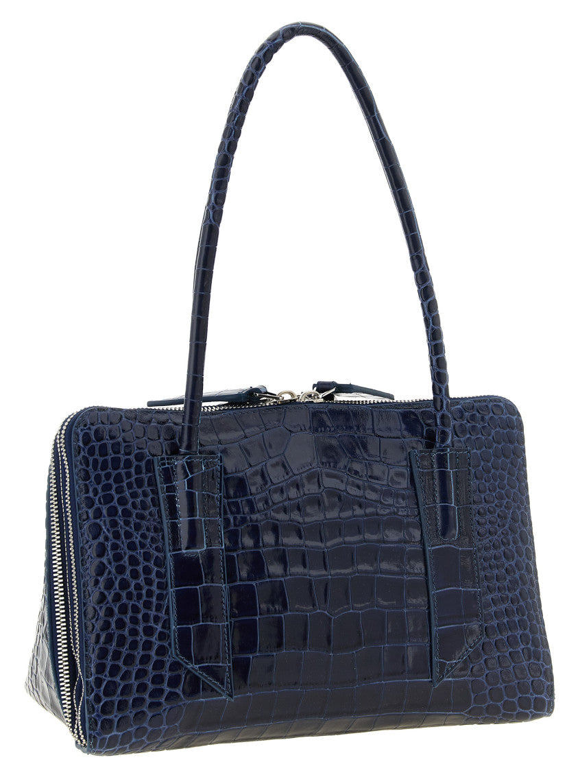 Blue L'altra Di Milano Large Shoulder Bag 2