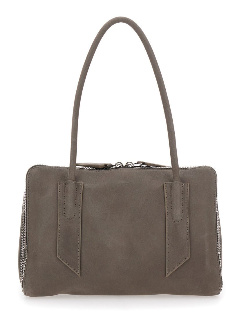 Grey L'Altra Di Milano Large Shoulder Bag 2