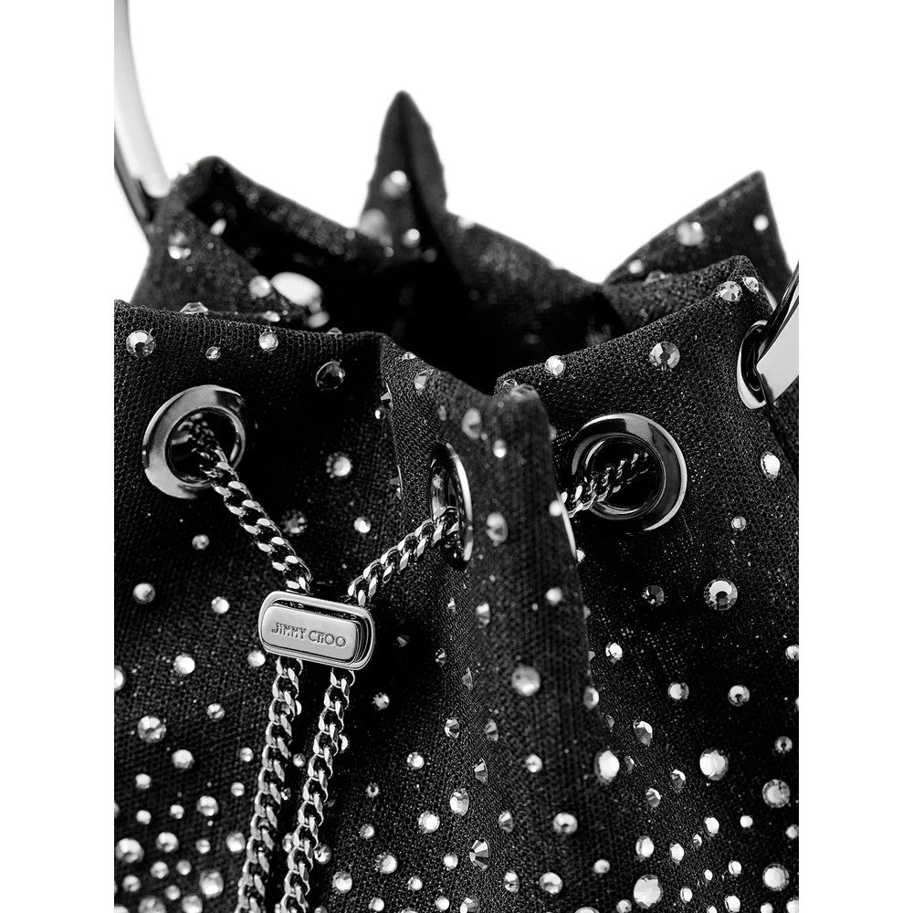 Black Bon Bon Mini Bucket Bag 4