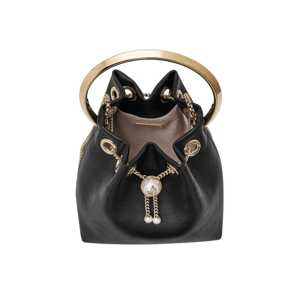 Black Bon Bon Mini Bucket Bag 4