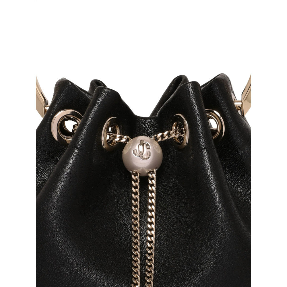 Black Bon Bon Mini Bucket Bag 5