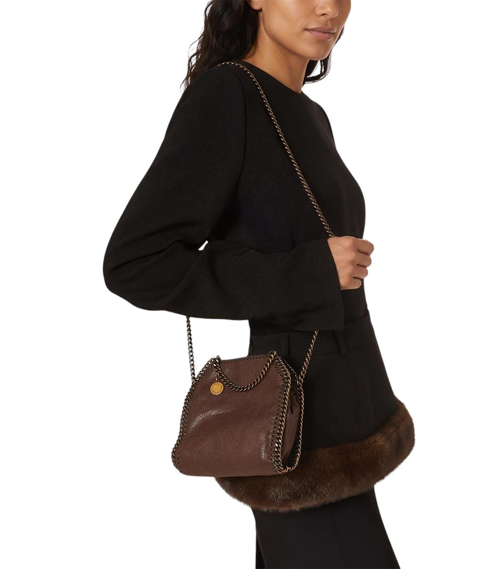 Mahogany Falabella Tiny Tote 5